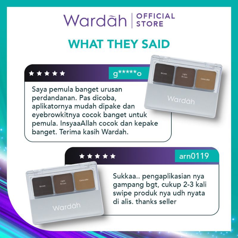 Wardah Eyexpert Eyebrow Kit 3g