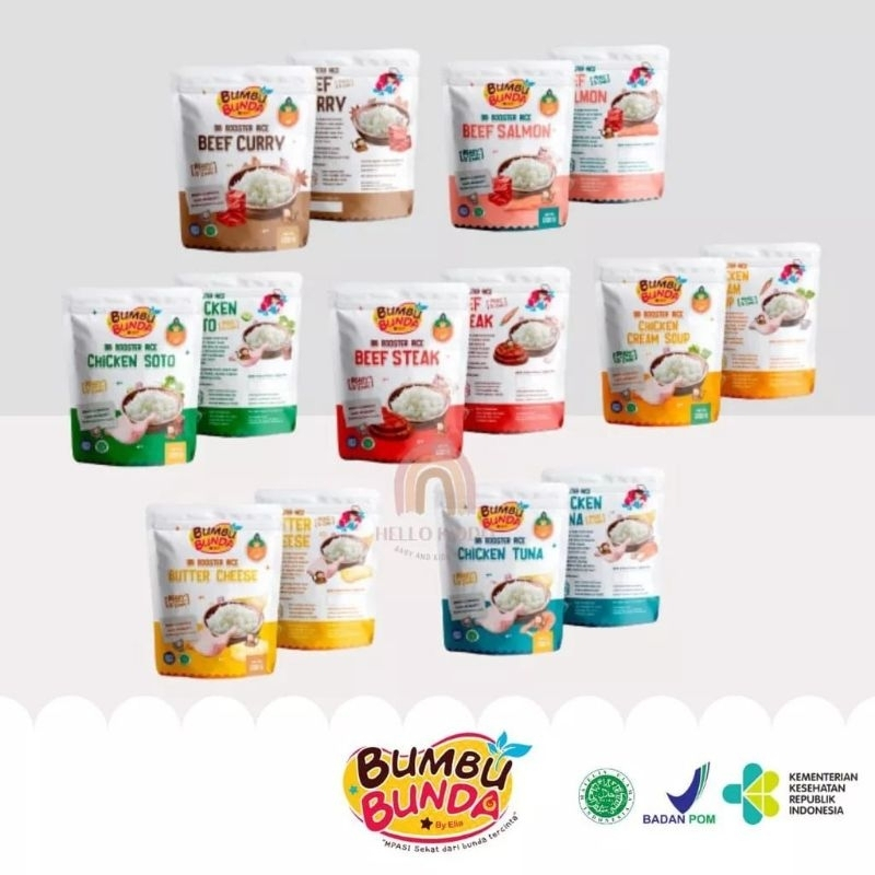 Bumbu Bunda BB Booster Rice Beras MPASI BB Booster - Kabakids Store