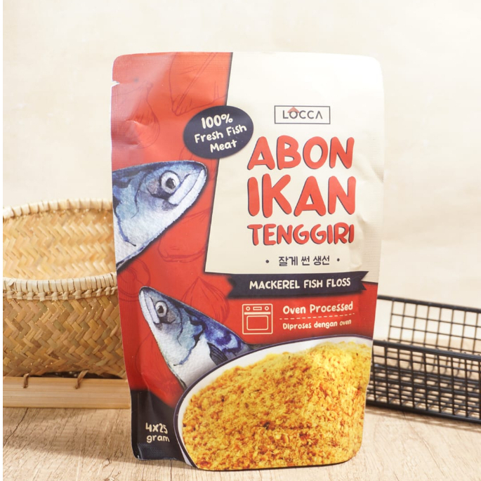 

Abon Ikan Tenggiri Locca Mackerel Fish Floss