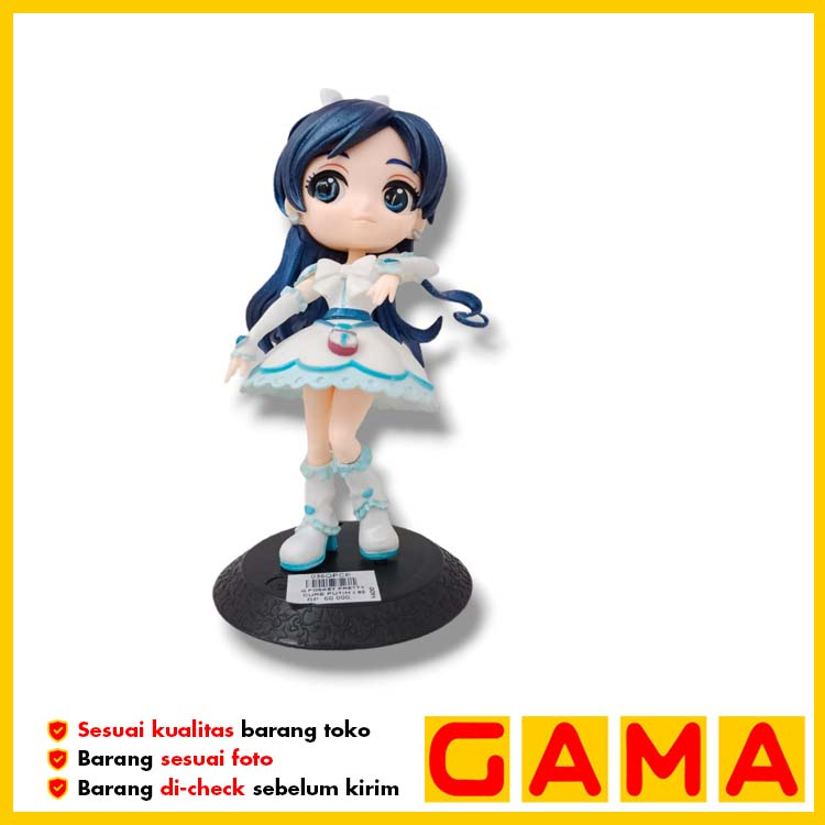 QPOSKET - PRETTY CURE PUTIH Pajangan Action Figure