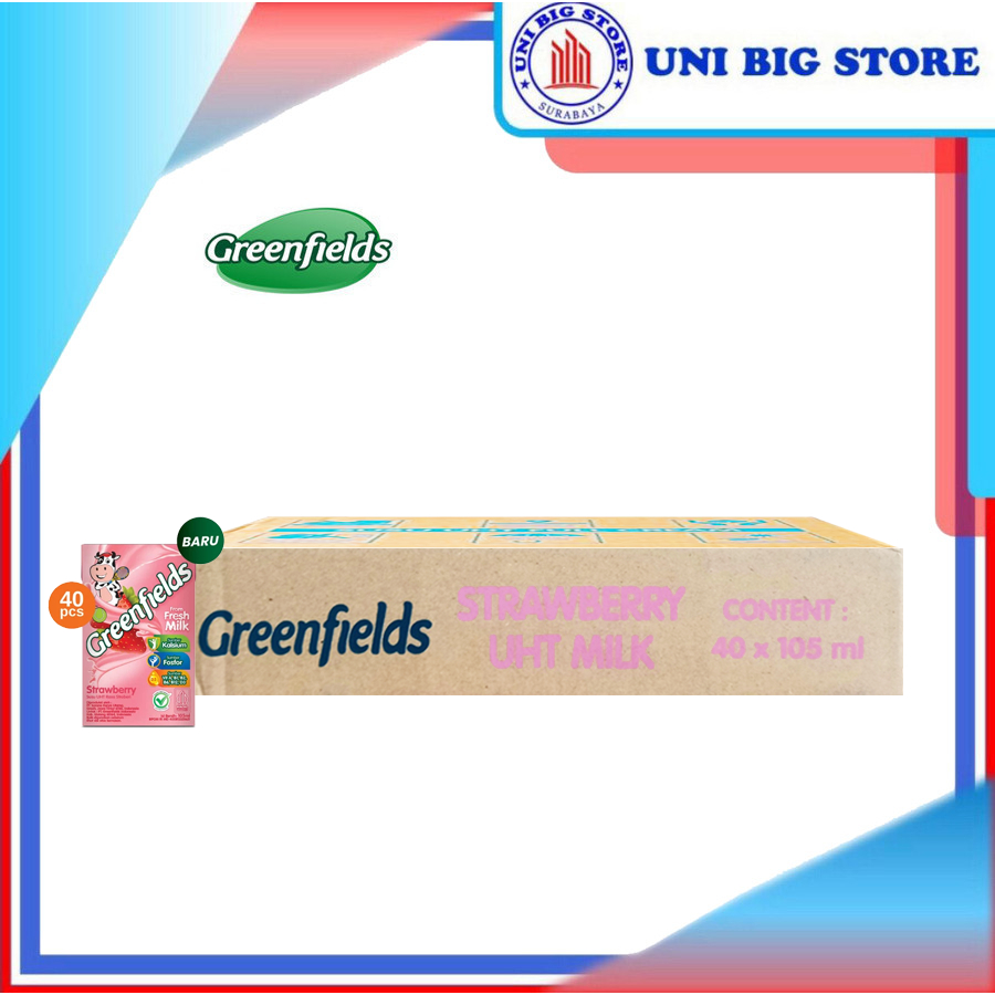 

Susu Greenfields UHT Strawberry 105 ml x 40 pcs DUS Stroberi