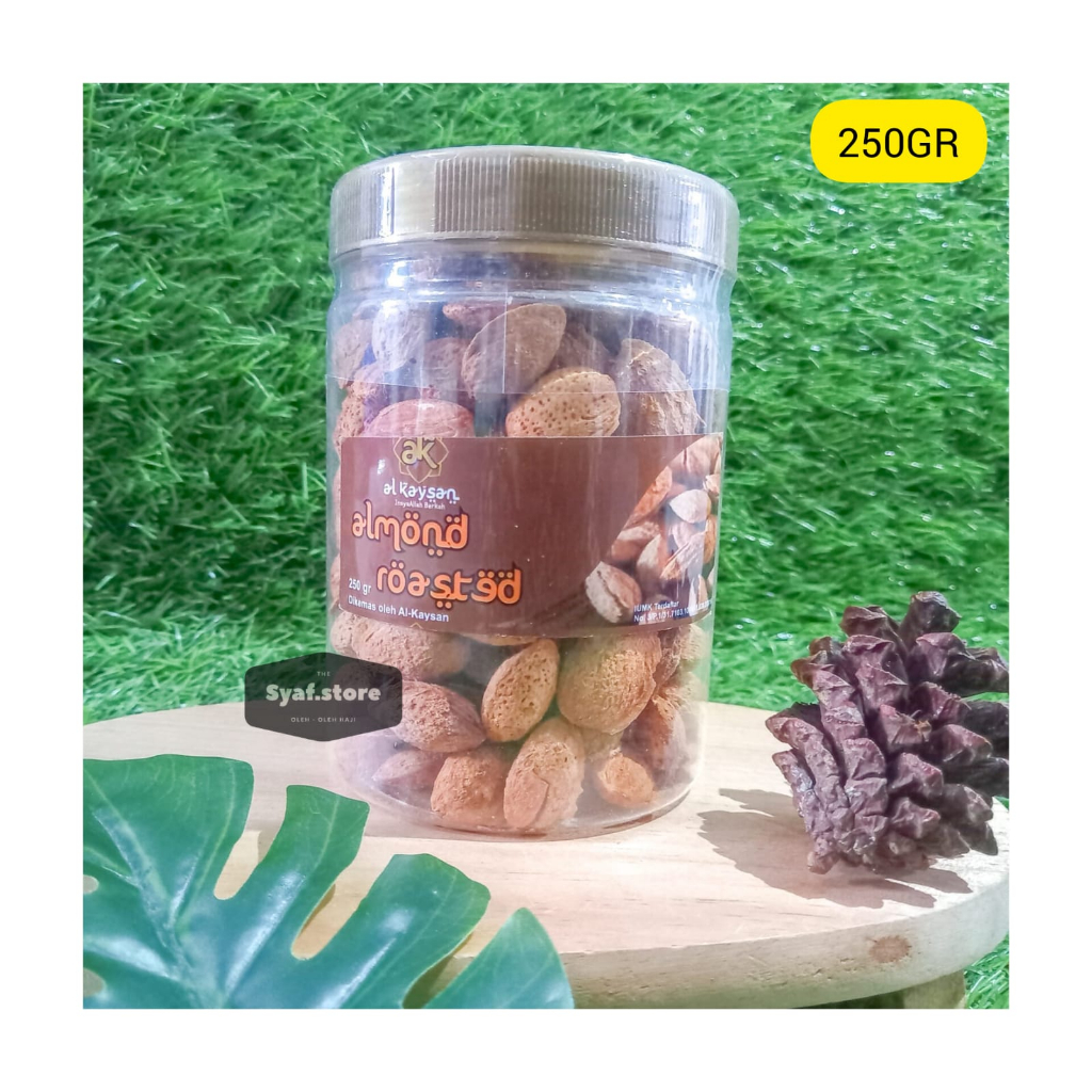 

Kacang almond roasted milk flavour 250 gr ORIGINAL HALAL TERMURAH