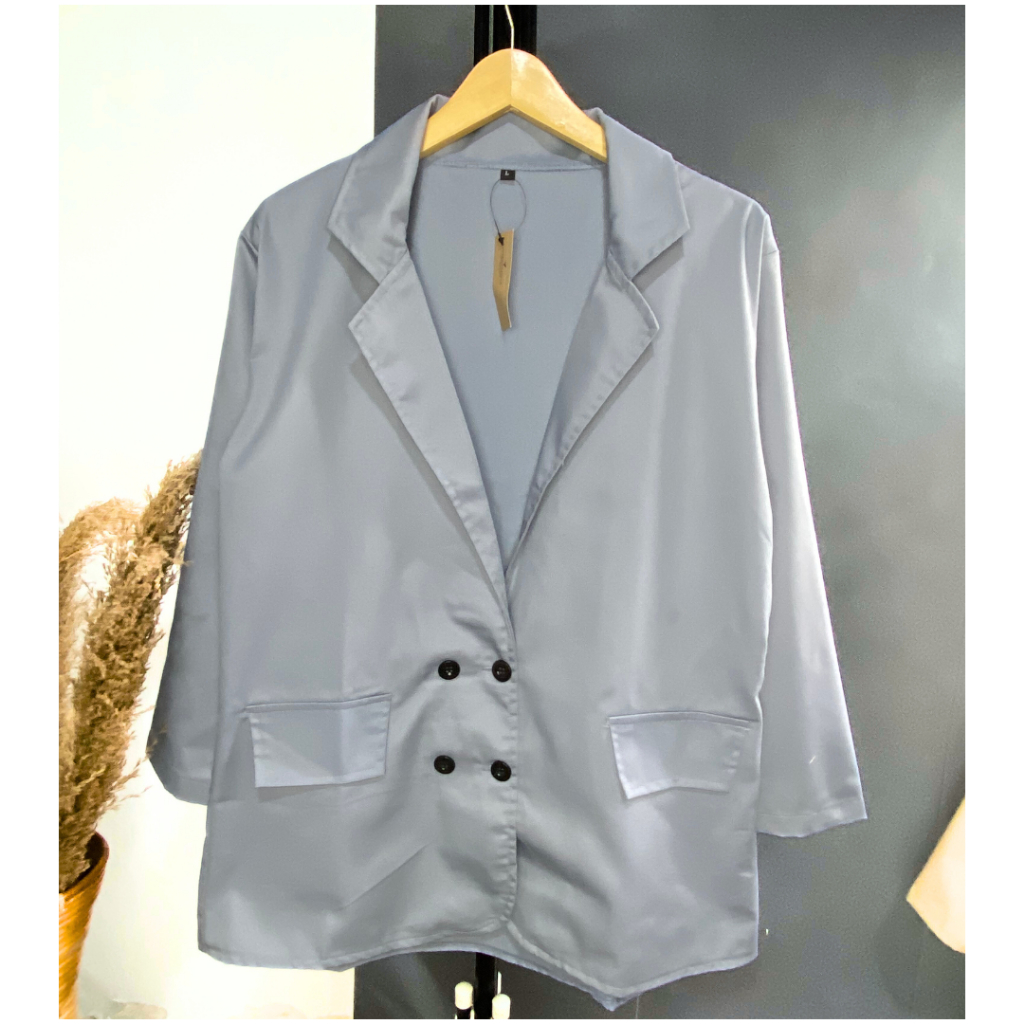 Ara Blazer Oversize Premium / Blazer Wanita Korea / Blazer Moscrepe Trendy Wanita Terbaru / Jas Wanita
