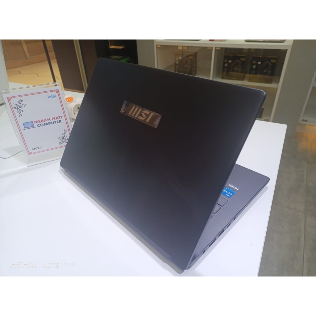 Laptop Slim MSI Modern 14 C11M Intel i3 1115G4 RAM 8GB SSD 512GB FHD IPS WIN 11 Original Terlaris