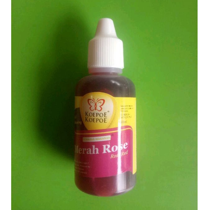 

Pewarna Makanan Merah Rose Koepoe Koepoe 30ml