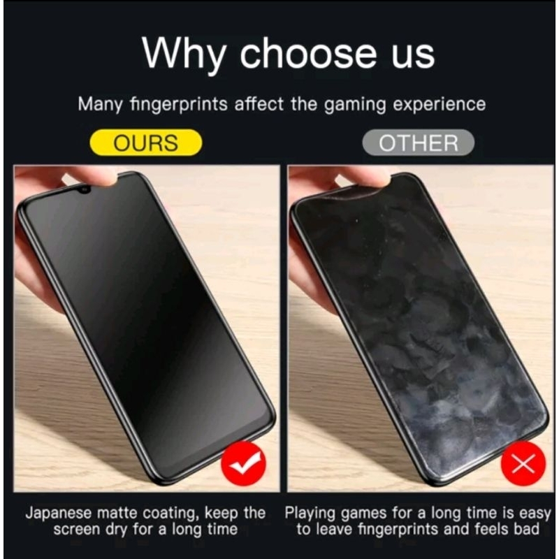 INFINIX TEMPERED GLASS MATTE TERKINI ANTI STATIC FULL COVER ANTI GORES SCREEN PROTECTOR NOTE 8 11 12 SMART 5 6 7 HOT 9 PLAY 10 10S 11S NFC 12 12I 20 20I 20S NOTE 30 PRO