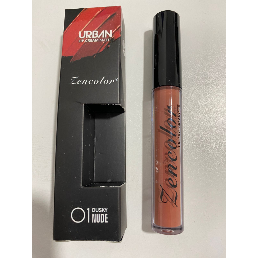 ZENCOLOR URBAN MATTE LIPCREAM LIPSTICK-01 DUSKY NUDE