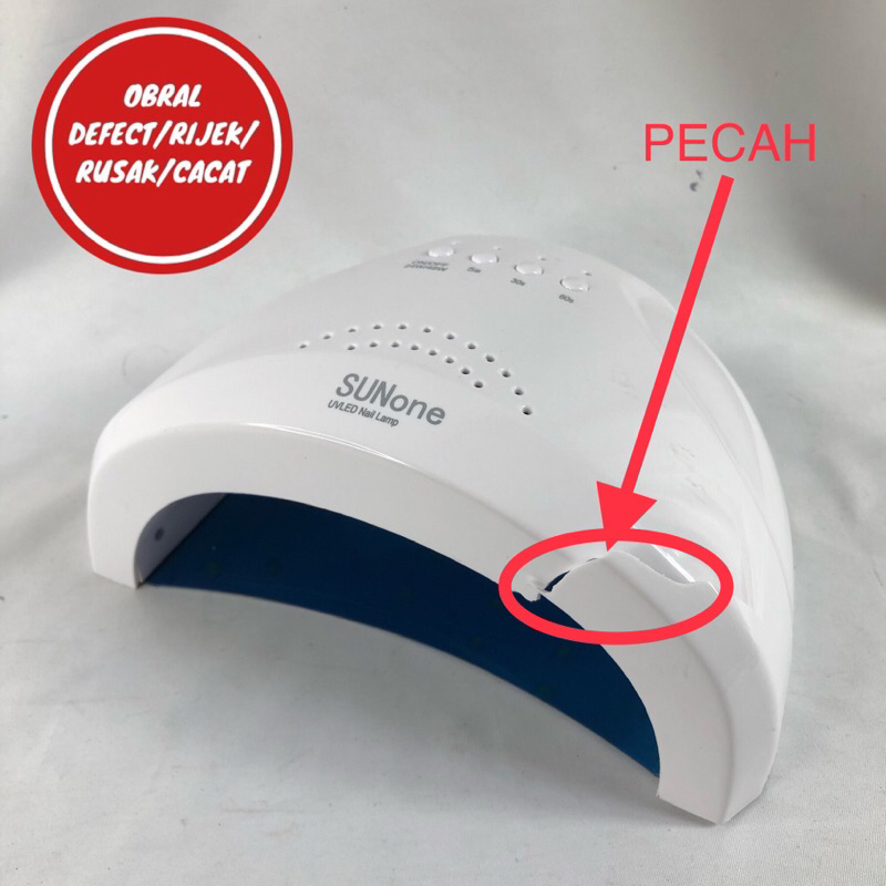 [OBRAL RIJEK] Pengering Kutek Kuku UV LED Nail Dryer 48W - CN48W