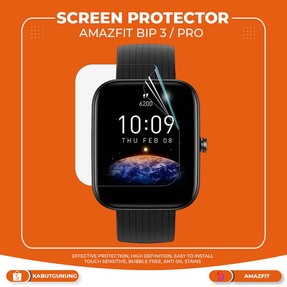 Anti Gores  For Amazfit Bip 3 / BIP 3 Pro TPU Full Screen Protector