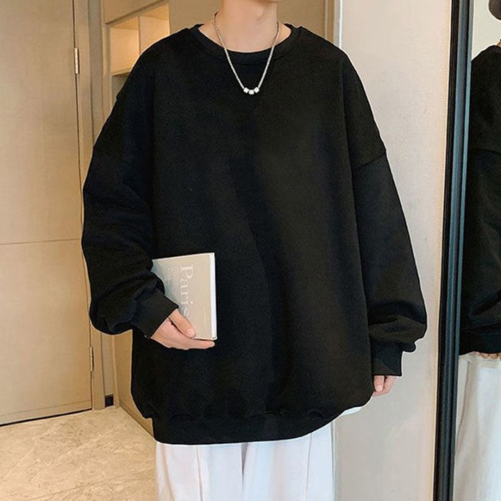 RDGF official shop atasan kaos Korean style kaos oversize Unisex Sweatshirt Sportswear Fashion Trends  Crew Neck Top Print Premium Coat