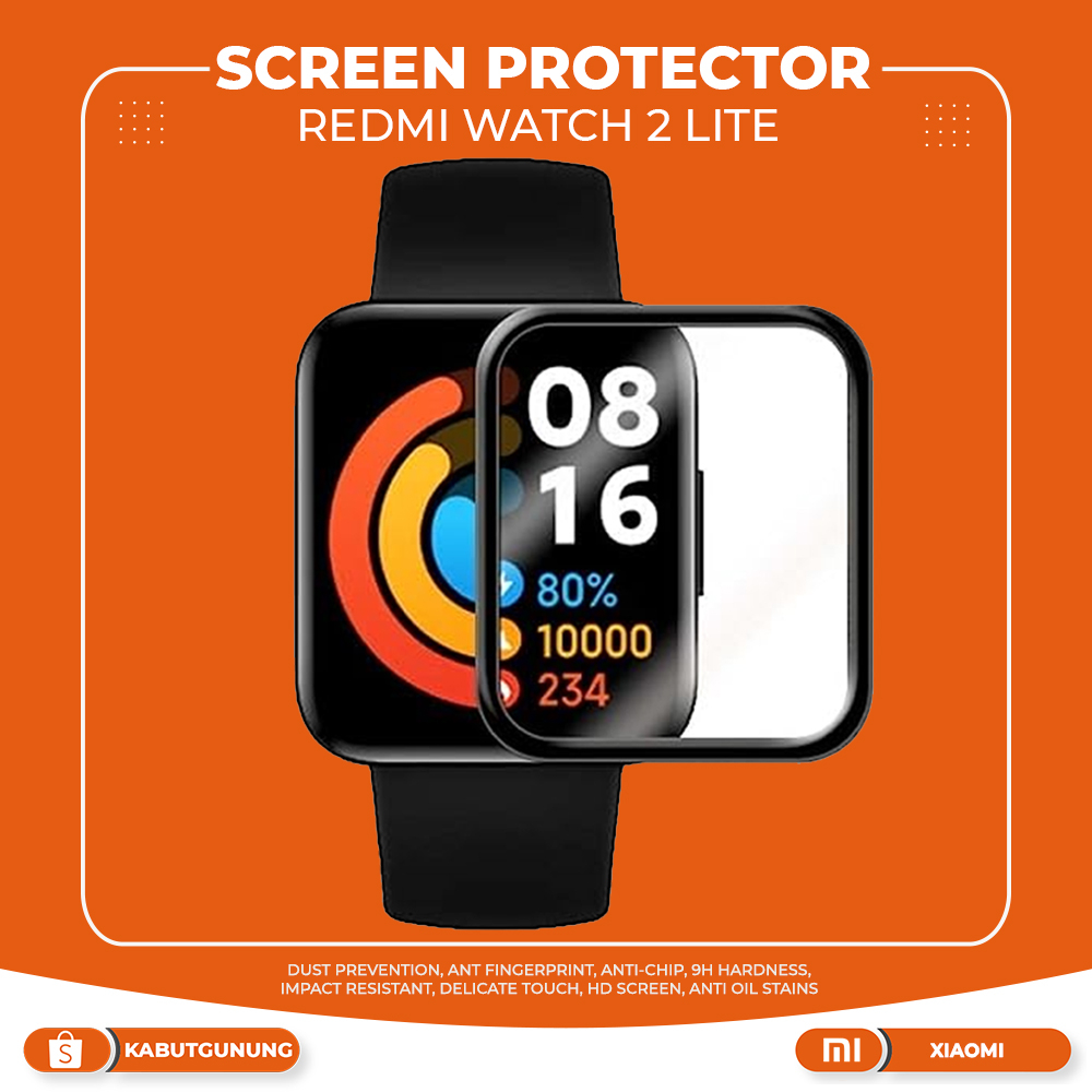 Anti Gores Screen Protector 3D Full Cover For Redmi Watch 2 Lite