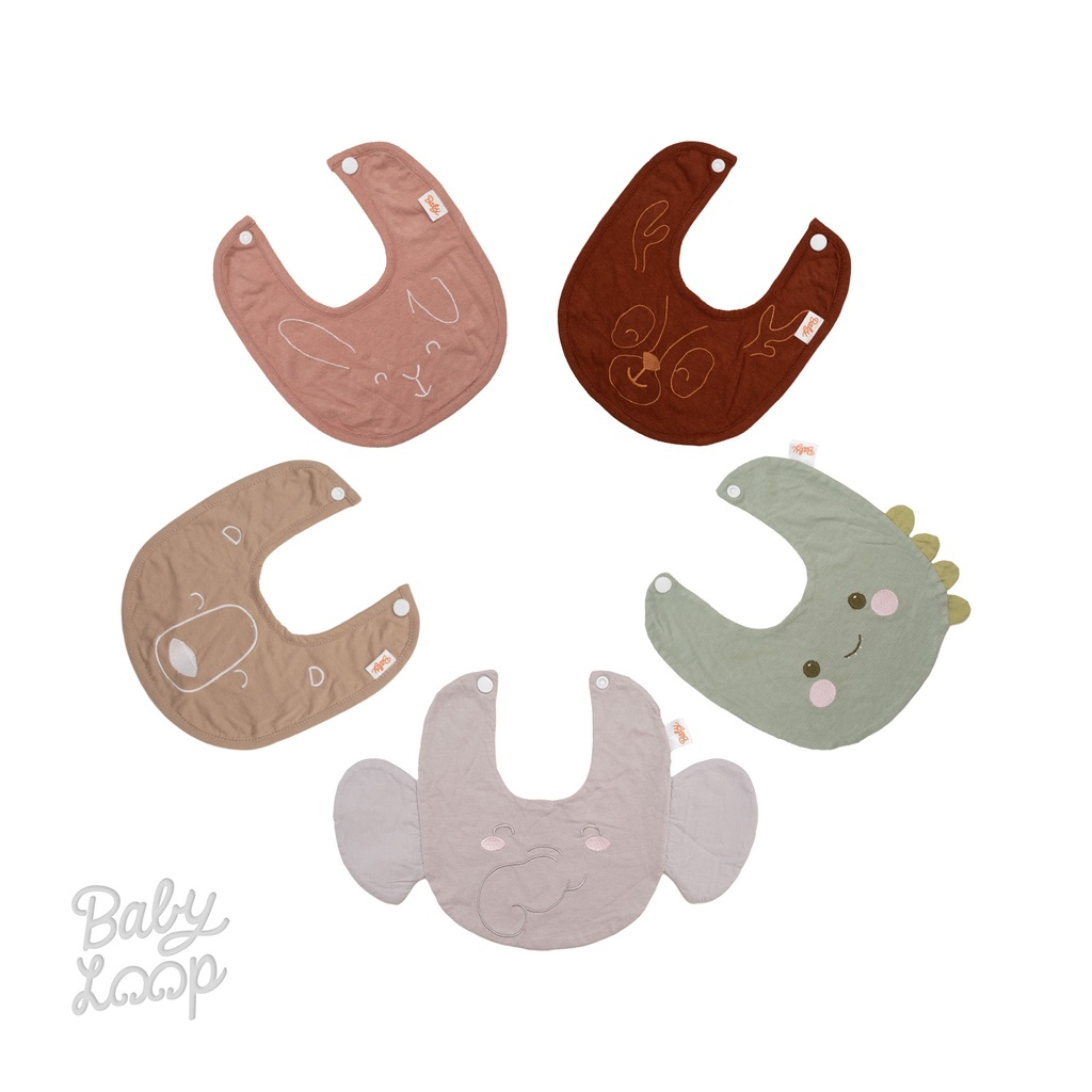 Baby Loop - Bib Animal / Celemek Bayi Motif Binatang