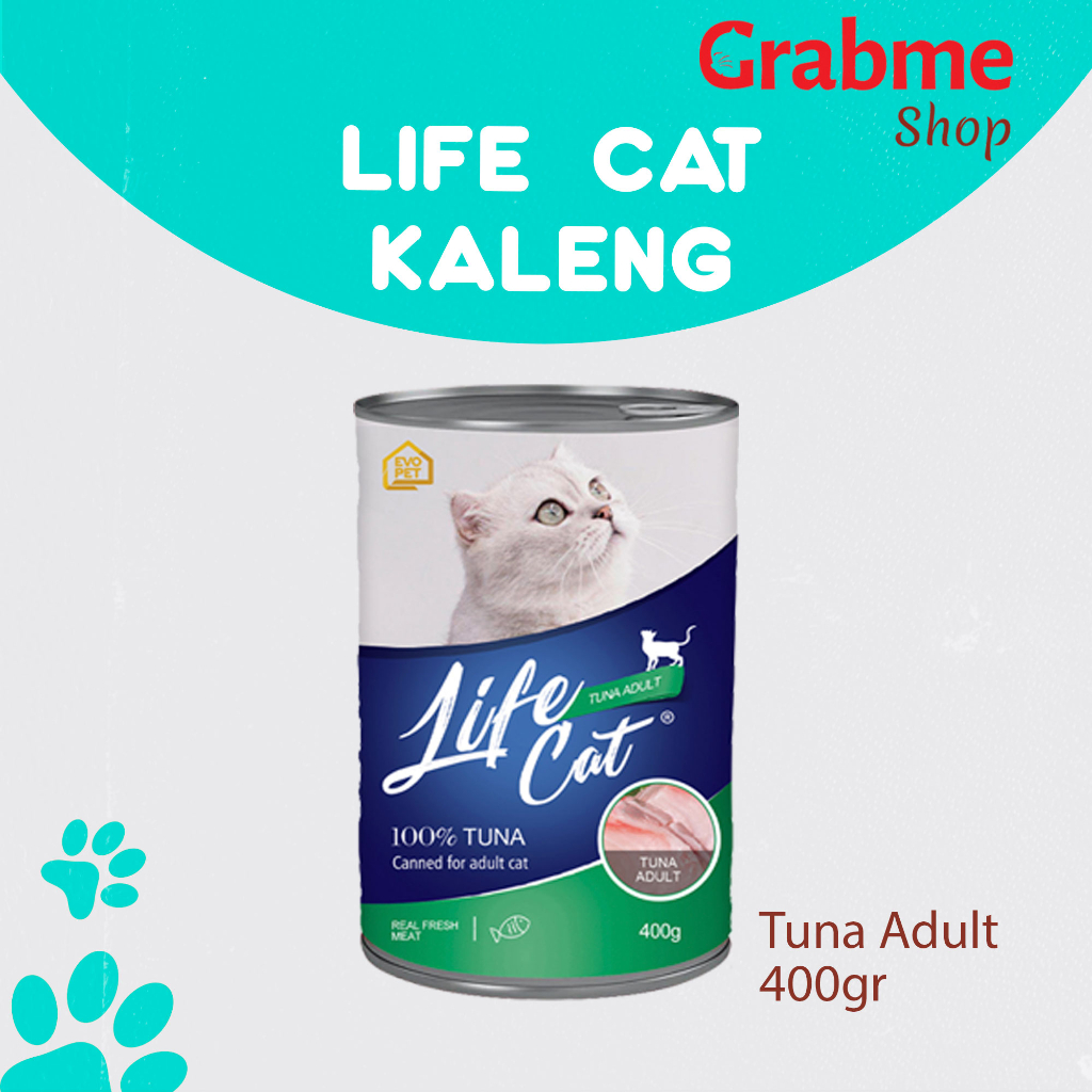 Life Cat kaleng 400gr all varian 1DUS ( GRAB GOSEND )