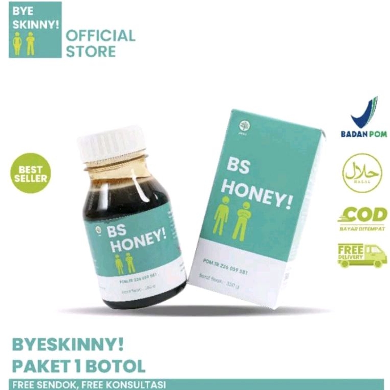 *PROMO* BYE SKINNY 1 BOTOL ( Penggemuk Badan)