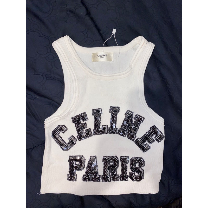 CELINE TANK SQUIN TOP NEW