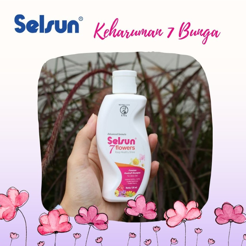 [BPOM] Shampoo Selsun 7 Flower 200 ml / Shampo Selsun Seven Flower 200 ml / Sampo / Anti Ketombe / MY MOM