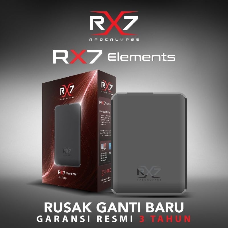 HDD EXTERNAL 1TB RX7 ELEMENT / EXPANSION GARANSI RESMI 3 TAHUN