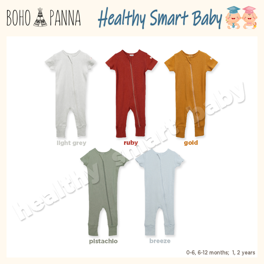 Bohopanna Short Sleepsuit Zipper | Bohopanna Sleepsuit Pendek