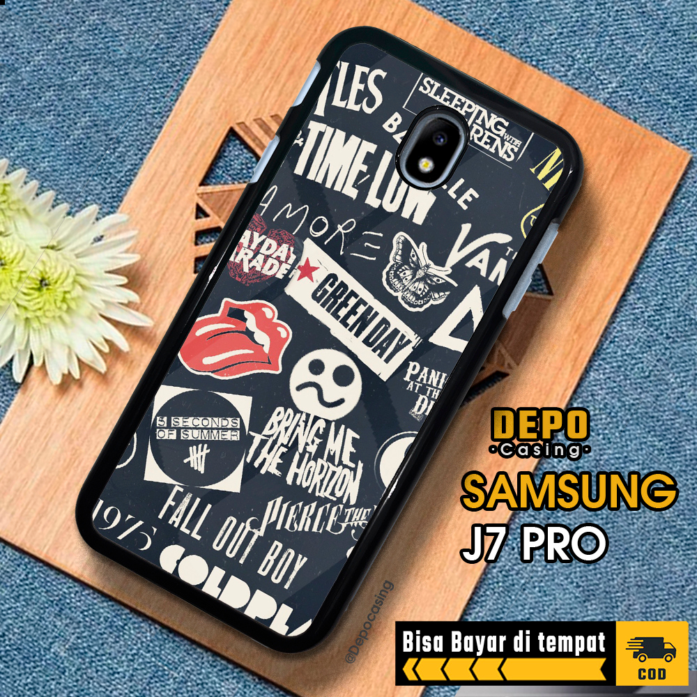 Case Samsung J7 Pro Casing Samsung J7 Pro Depo Casing [MSCB] Case Glossy Case Aesthetic Custom Case 