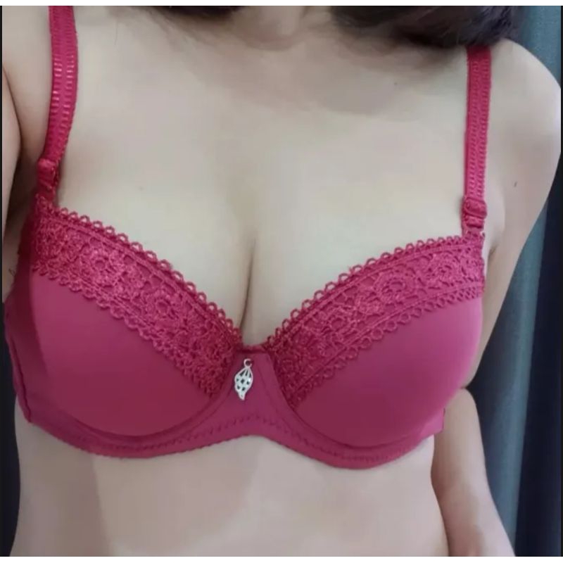 Bra 086 Bra abg busa tebal tali lepas kancing dua pakai kawat/ Bra fashion abg busa tebal