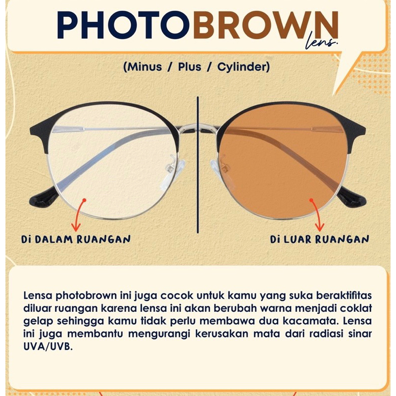 LENSA PHOTOBROWN NORMAL-MINUS