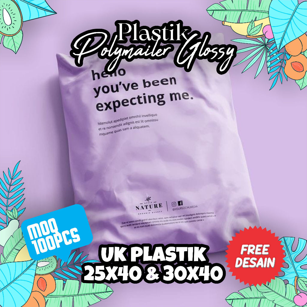 Plastik Polymailer Custom, Plastik Packing Olshop, Plastik Packing Baju, Plastik Paket, Polymailer