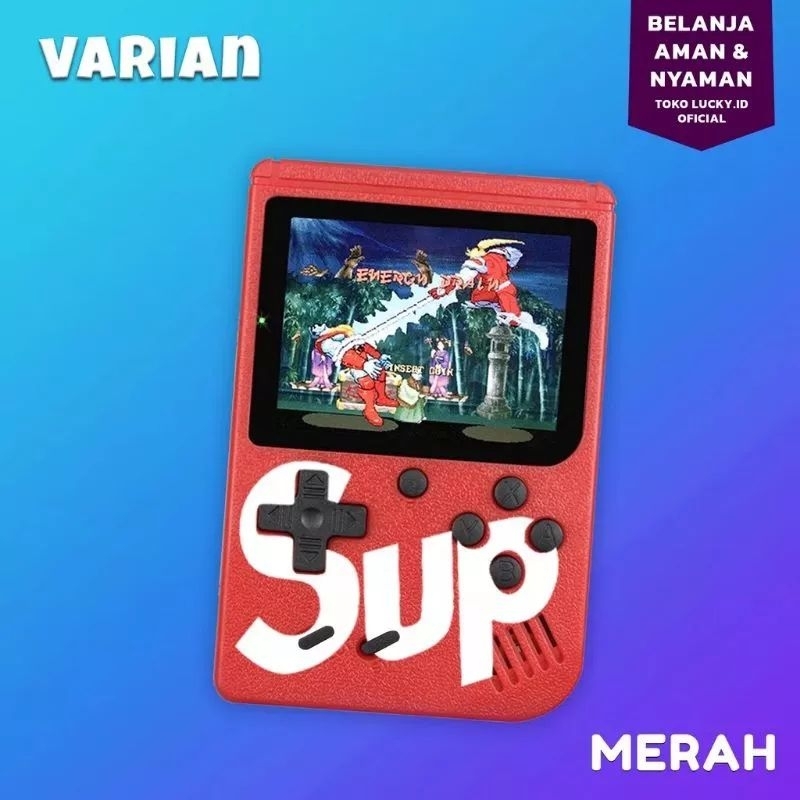 JOFESTORE88 X FerenHongXia MINI SUB LCD MARIO 3 INCH 400 PERMAINAN 1 PORTABLE