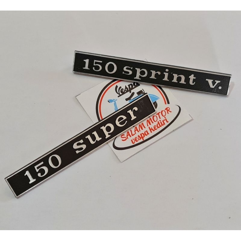 emblem belakang vespa super vespa sprint milano 150 super 150 sprint v