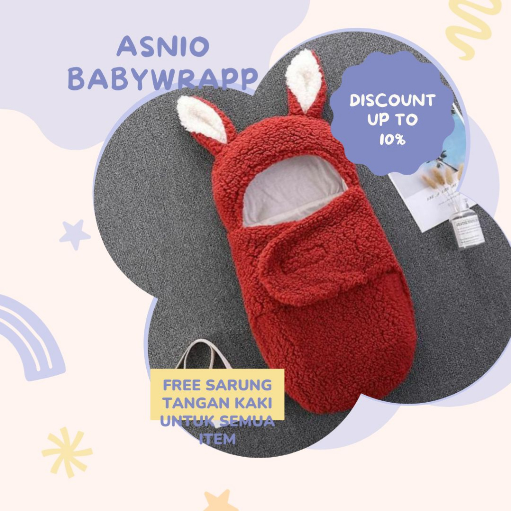 Selimut Bayi Bulu Karakter Beruang Newborn Lucu Untuk Hadiah Lahiran