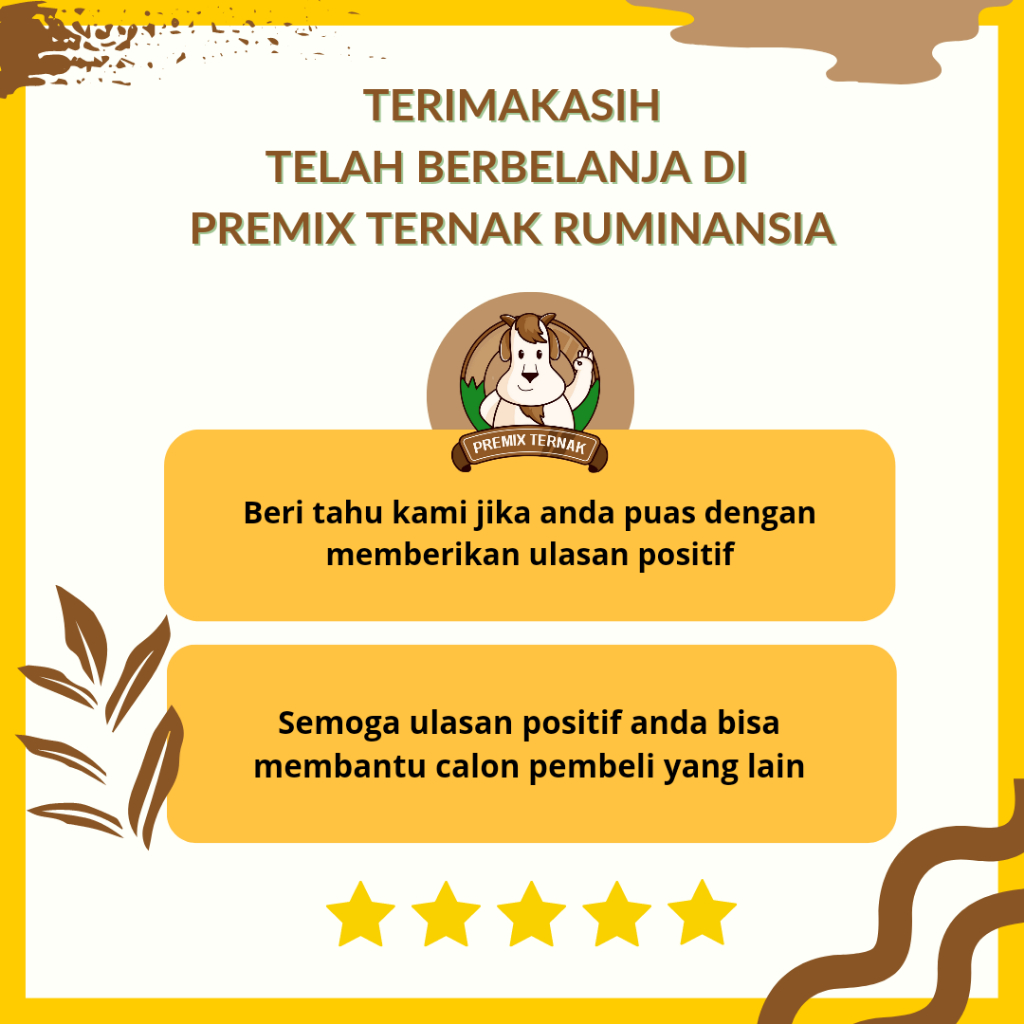 WIN MIX TERNAK 1.5 KG - Premix Komplit untuk Ternak Ruminansia Sapi kambing Domba