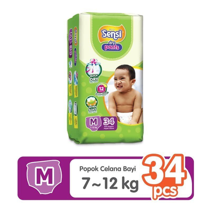 Sensi pants diapers M34 /pampers murah POPOK BAYI MURAH
