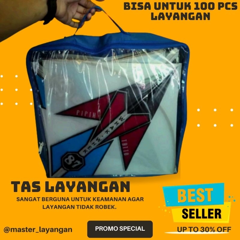 Tas Layangan Motif Depan Transparan - Tas Layangan Muat Untuk 100Pcs - Tampilan Keren Untuk Tempat L