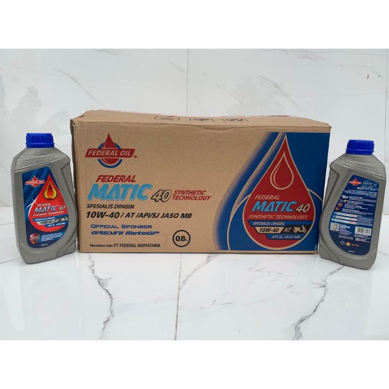 Oli  Federal matic Ecomaxx 800 ml.. 1 dus isi 24 btl