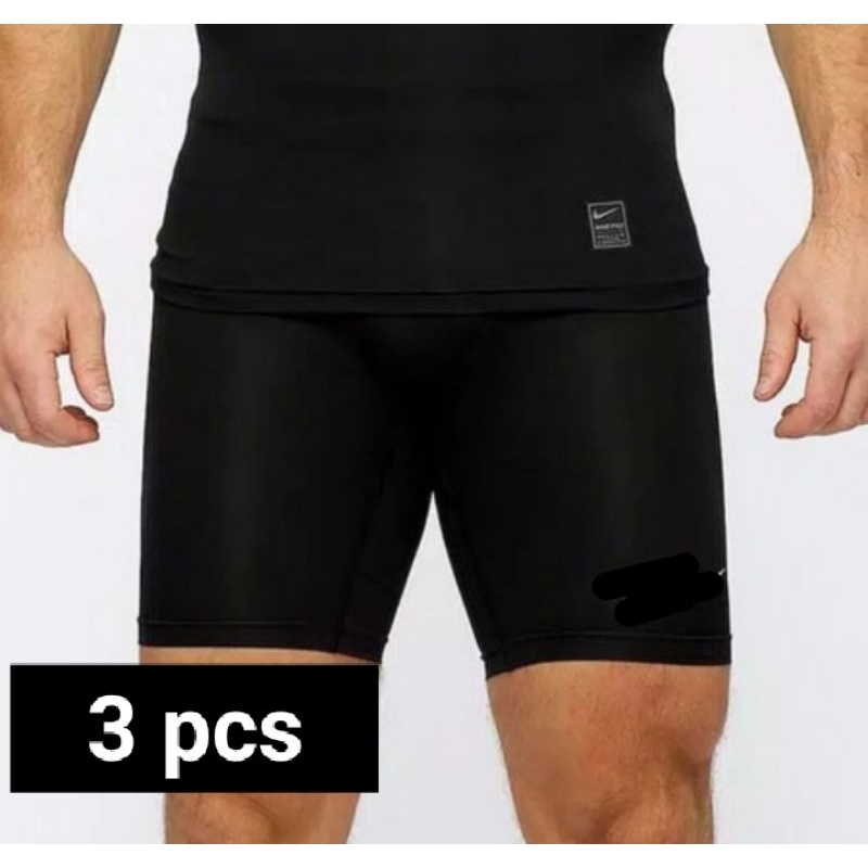 (hemat 3 pcs) Celana legging pria pendek sport jumbo / legging olahraga pria/ short pria