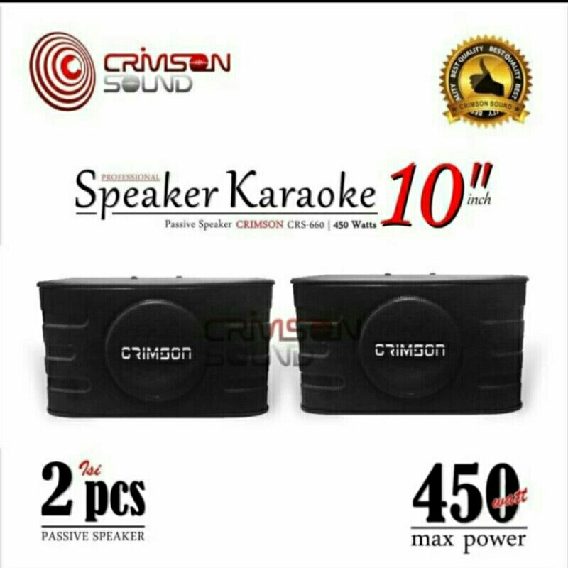 Speaker Pasif Crimson CSR 660 Original 10 inch