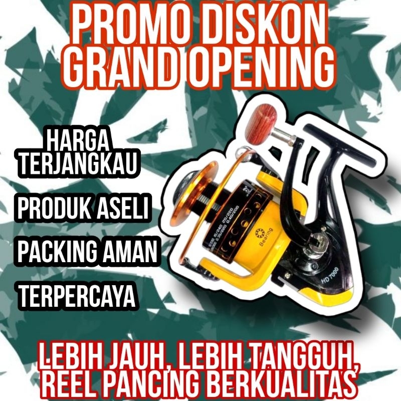 Reel Pancing HD7000 12 Ball Bearing