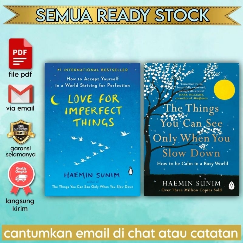 

[Inggris] love for imperfect things, The Things You Can See Only When You Slow down