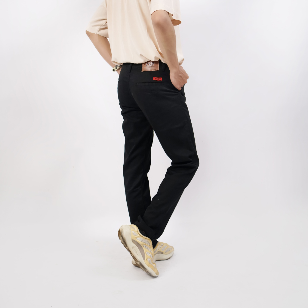 Celana Chino Panjang Pria Slimfit Santai Casual Formal Chinos Laki Laki Kerja Harian