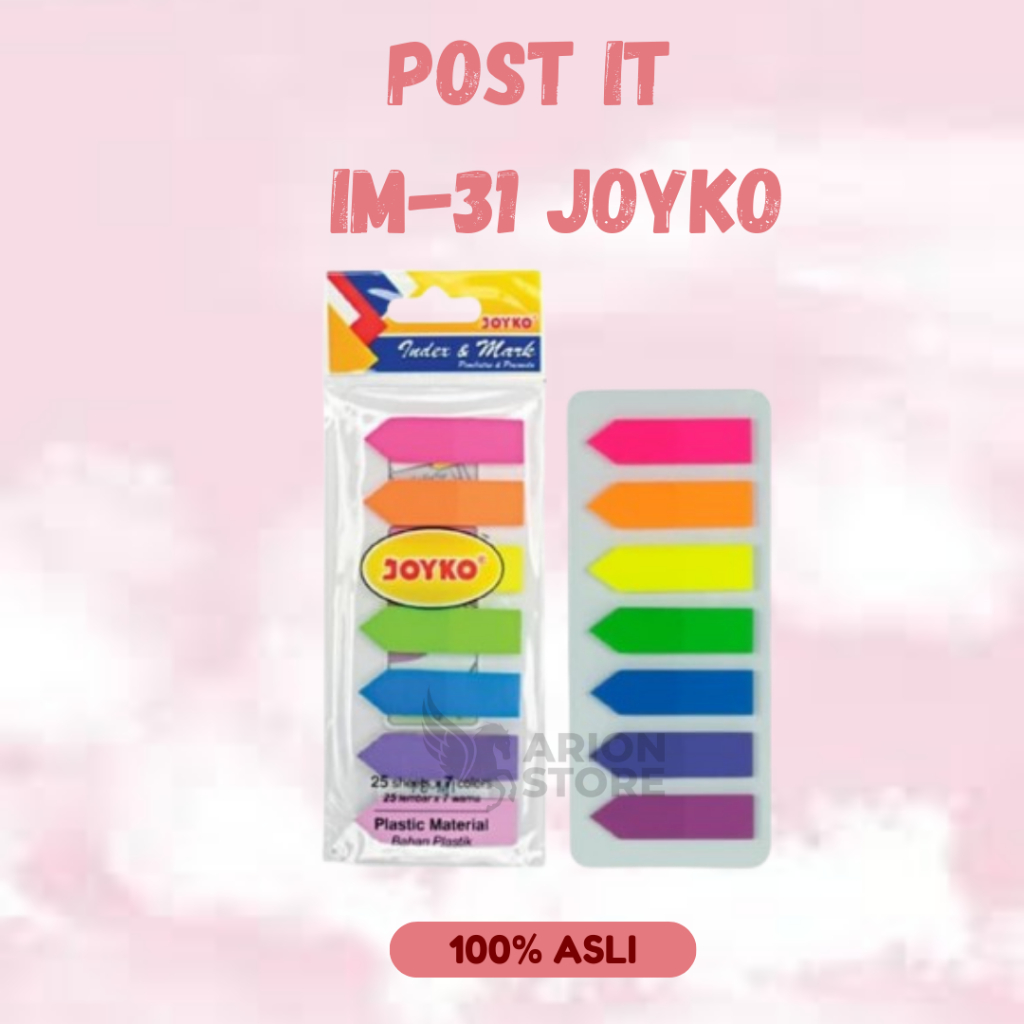 

[ARION STORE] Pembatas Kertas IM-31 Joyko / Penanda Kertas IM-31 Joyko [SET]