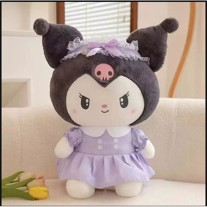 Mainan anak Boneka kuromi melody high quality kartun kuromi my melody bahan plush harga terjangkau