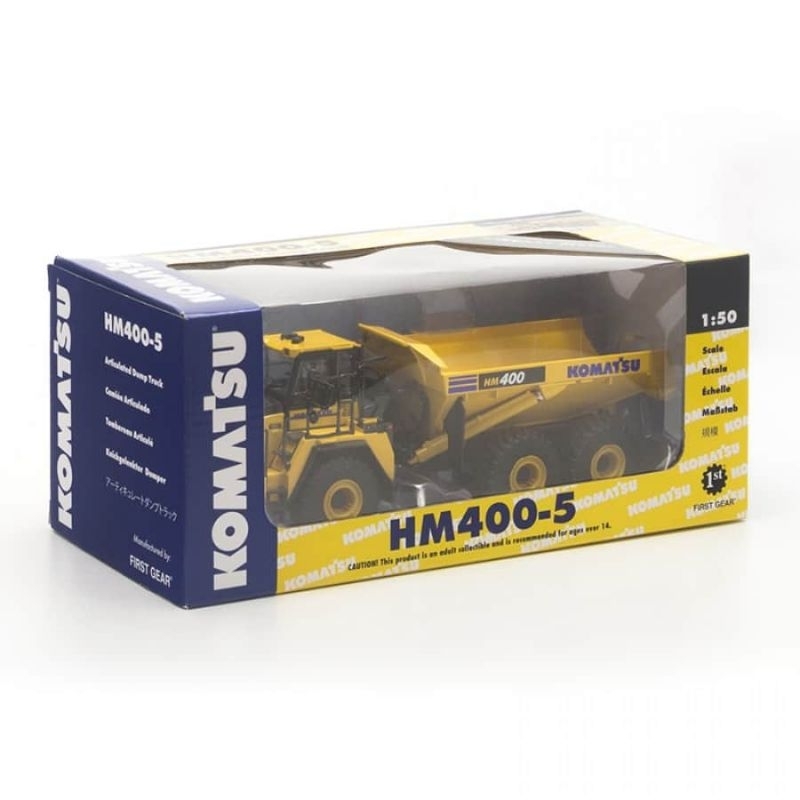 DIECAST ALAT BERAT KOMATSU HM400 Articulated TRUCK DIE-CAST MINIATUR TRUK SKALA 50