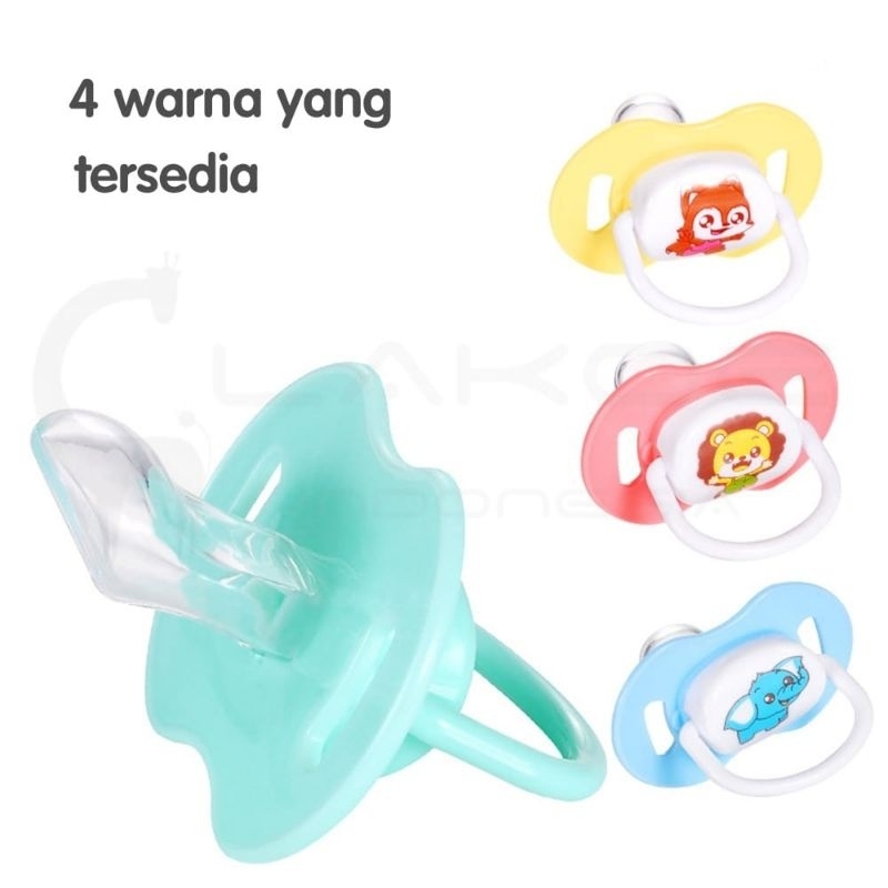 Empeng Bayi Silikon - Kompeng Dot Bayi Luci - BPA Free