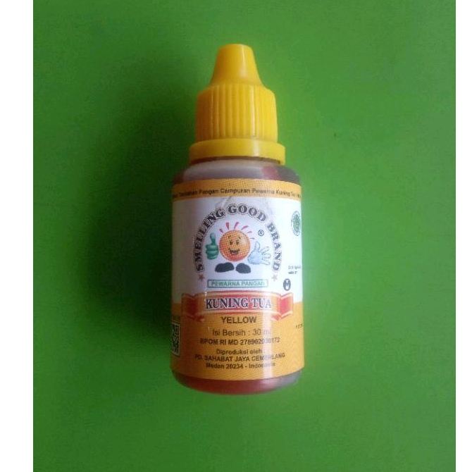 

Pewarna Makanan Kuning Tua Smelling Good Brand 30ml