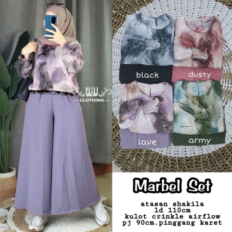 MARBEL SET SHAKILA/CRINCLE AIRFLOW ORI BY W&W CLOTHING
