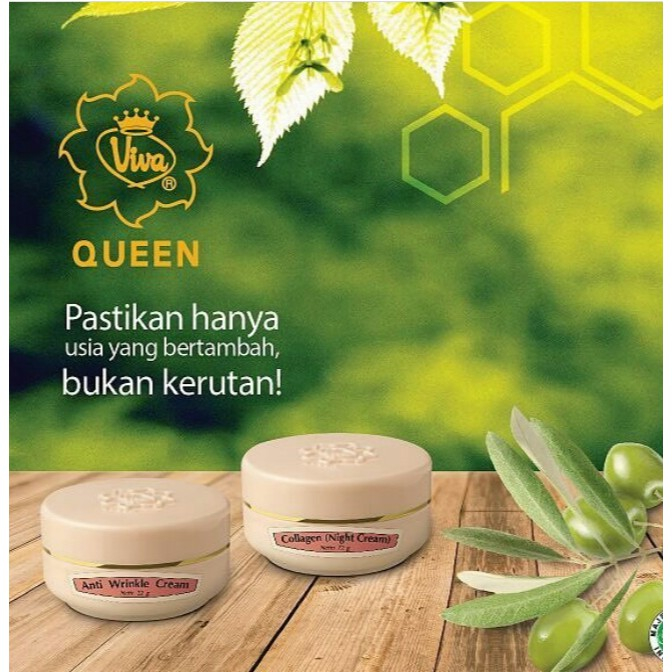 MFI - Viva Queen Anti Wrinkle Cream with Extract Walnut Seed | Netto 22 gr