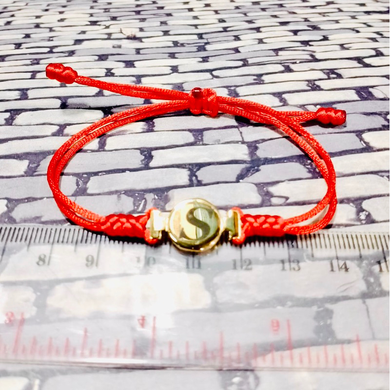 gelang huruf titaniun anti luntur