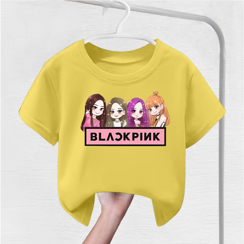REDLOVE136 ( TERBARU ) KAOS OBLONG ANAK / KAOS TERBARU ANAK ANAK / ATASAN ANAK OBLONG / FASHION ANAK / KAOS OBLONG  BLACKPINK