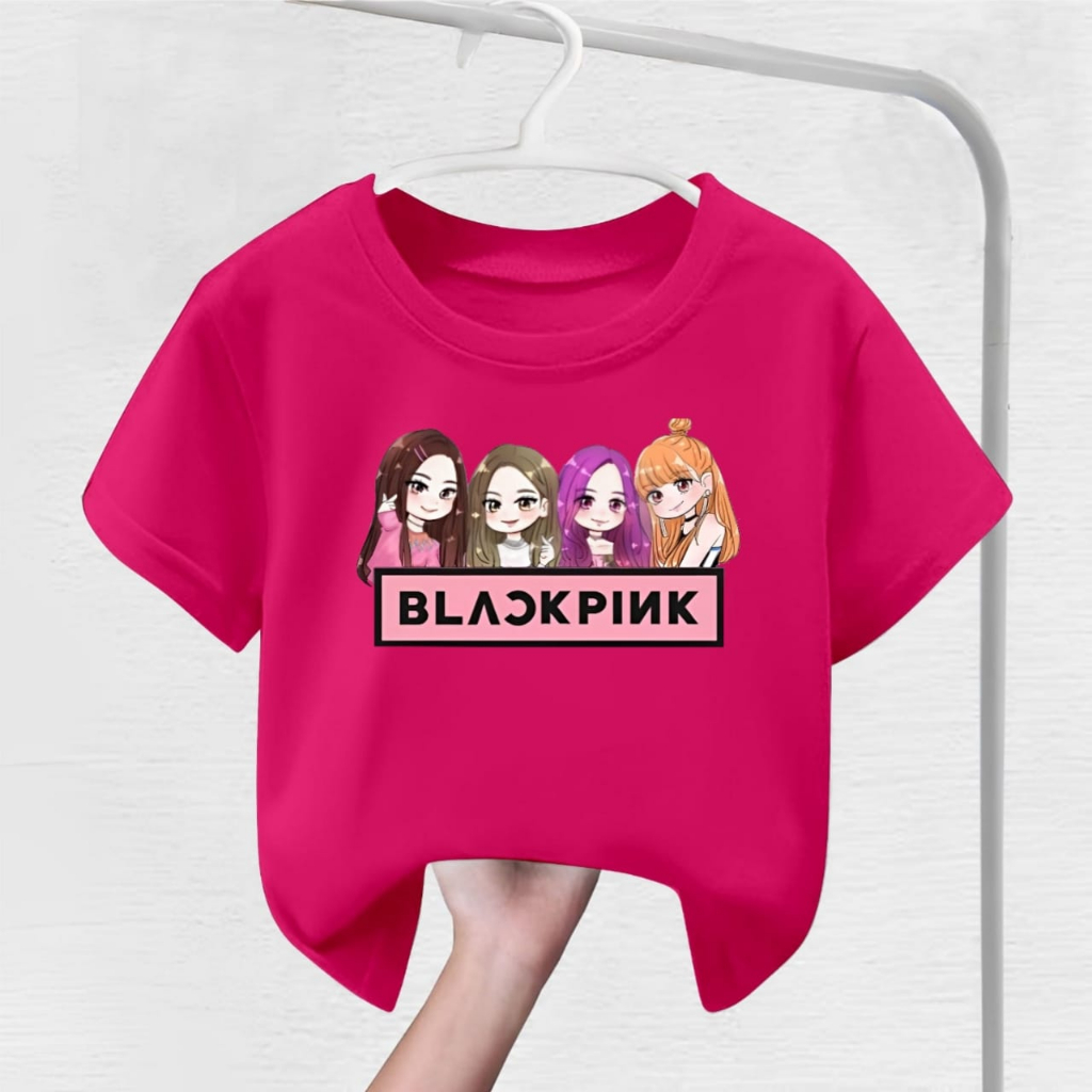 REDLOVE136 ( TERBARU ) KAOS OBLONG ANAK / KAOS TERBARU ANAK ANAK / ATASAN ANAK OBLONG / FASHION ANAK / KAOS OBLONG  BLACKPINK
