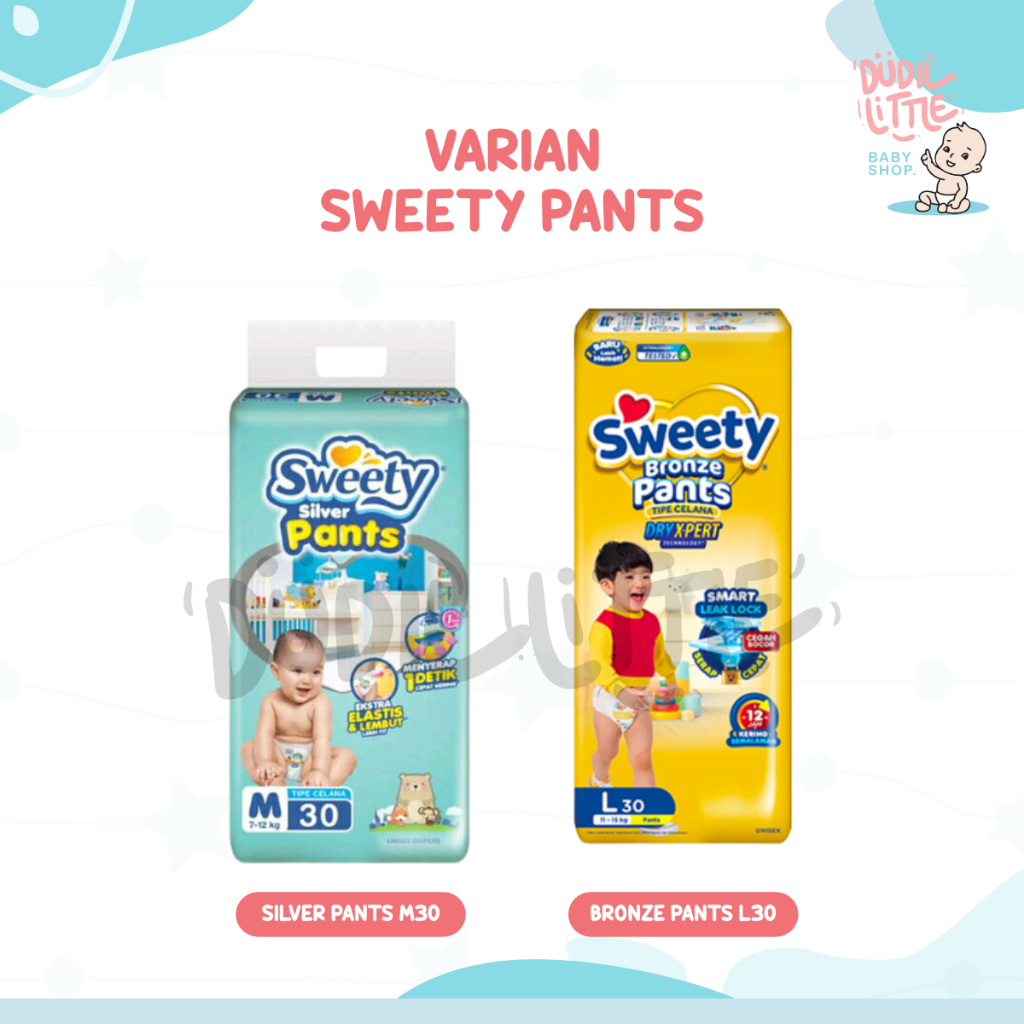 Sweety Silver dan Bronze Pants M30 L30 Smart Lock Leak Tipe Celana Desain Baru