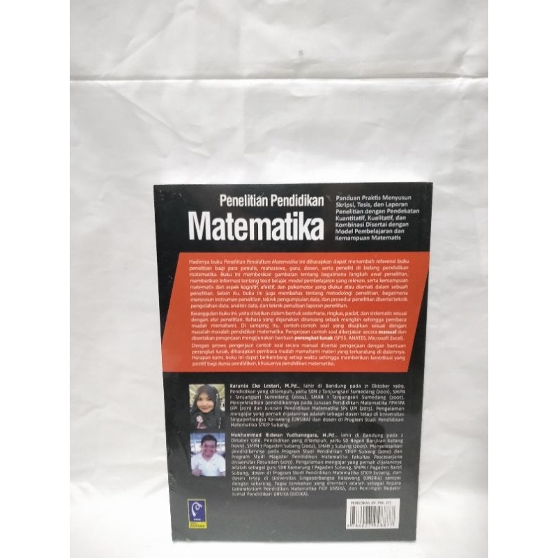 BUKU PENELITIAN PENDIDIKAN MATEMATIKA KARUNIA EKA